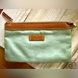 Gucci Light Green and Brown Mini Bag
